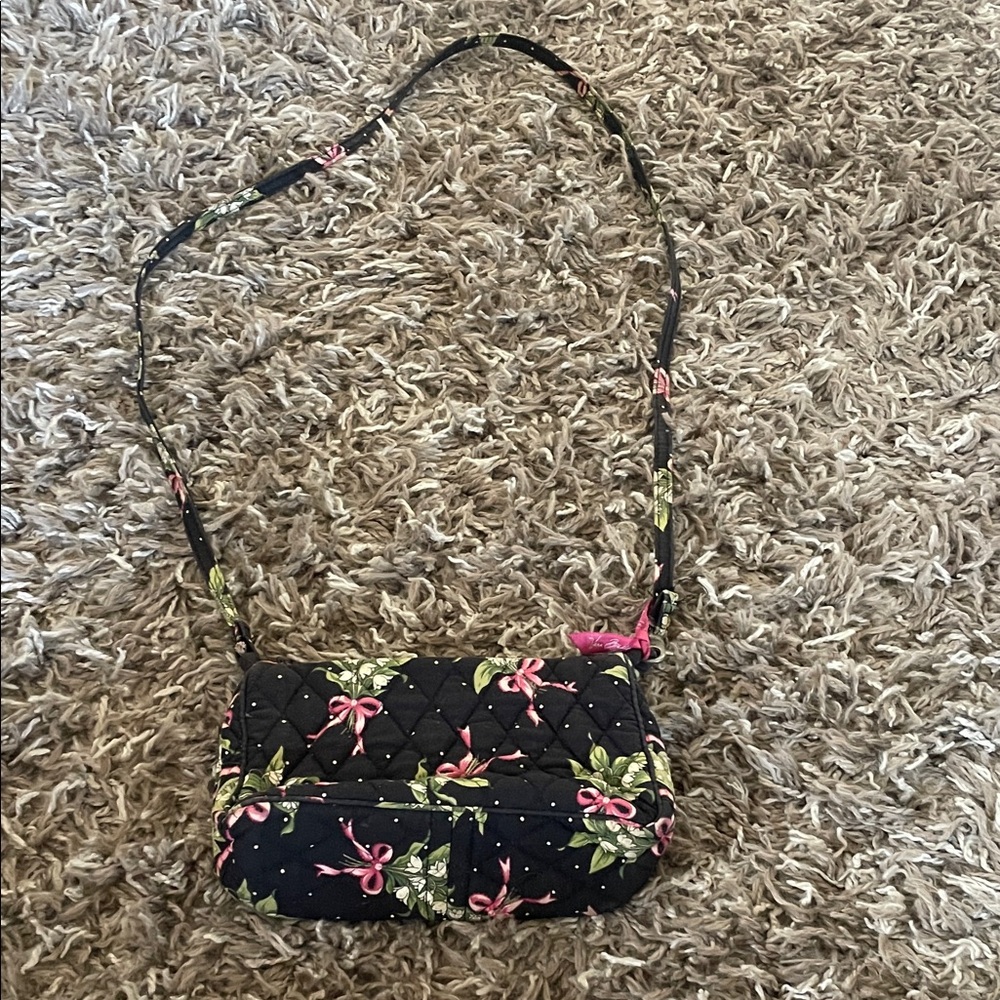 Vera Bradley Floral Quilted Crossbody Bag